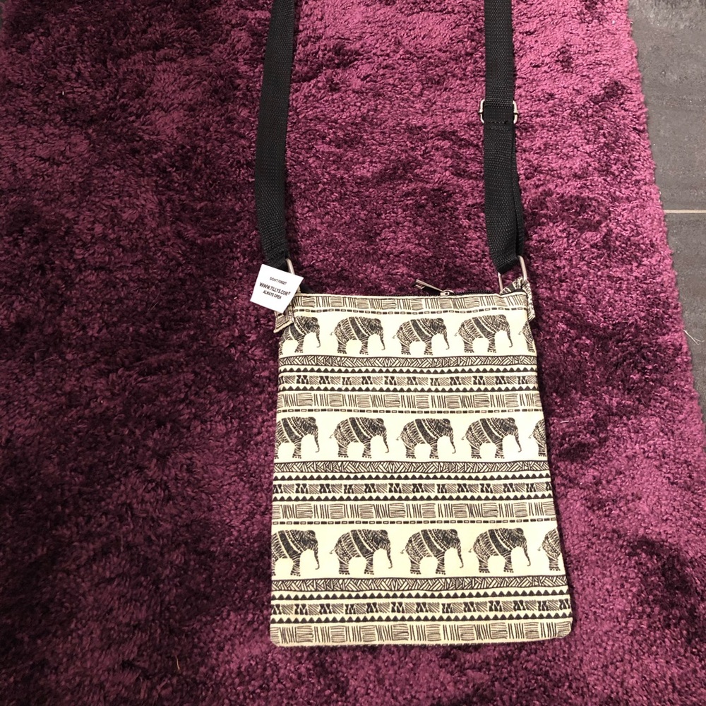 Elephant print crossbody bag new with tag
